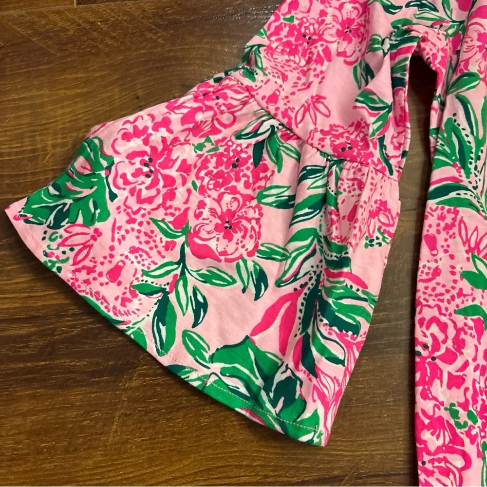 Lilly Pulitzer Pink and Green Floral Dress - Picture 2 of 10